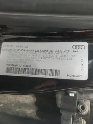 2016 AUDI A3 PREMIUM  