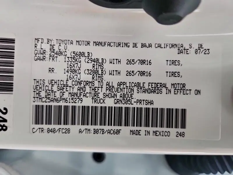 2023 TOYOTA TACOMA DOUBLE CAB  