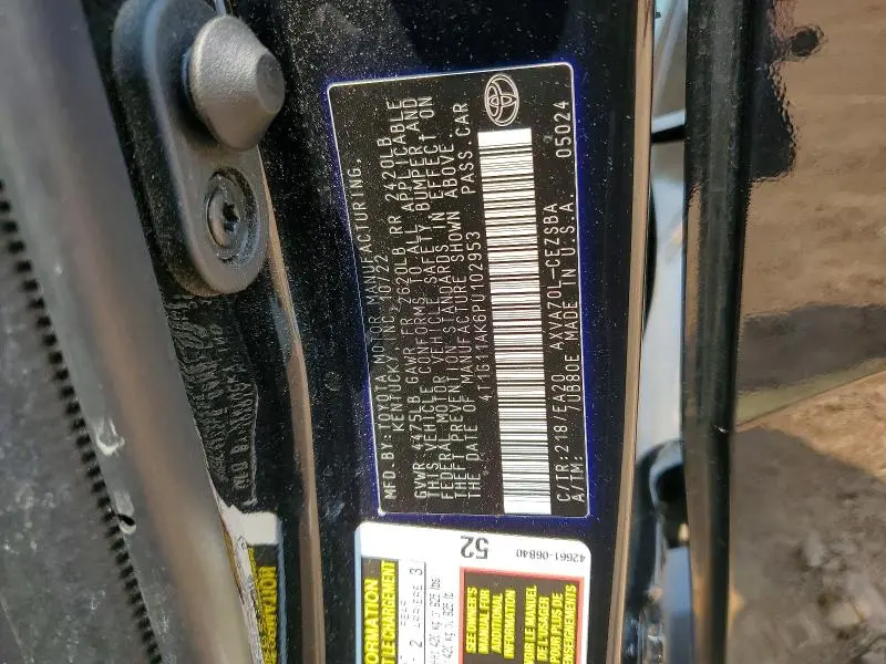2023 TOYOTA CAMRY SE  