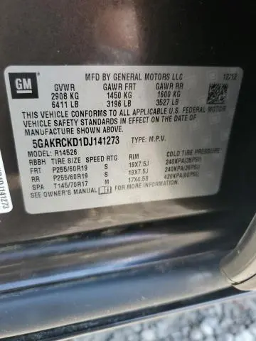 2013 BUICK ENCLAVE