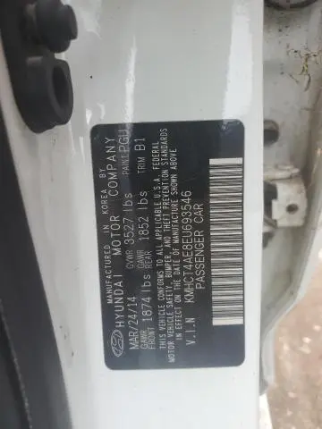 2014 HYUNDAI ACCENT GLS