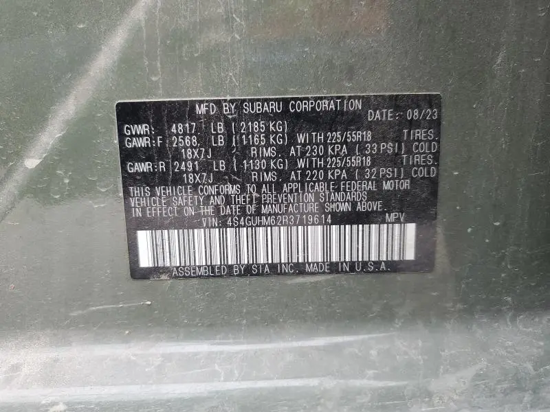 2024 SUBARU CROSSTREK LIMITED  