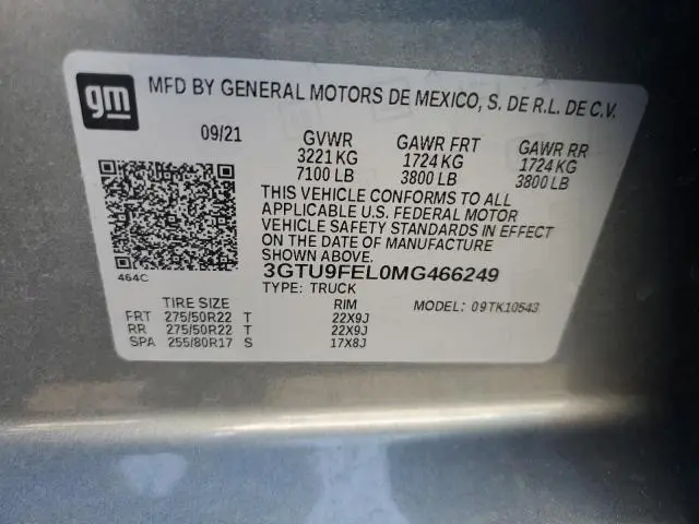 2021 GMC SIERRA K1500 DENALI  