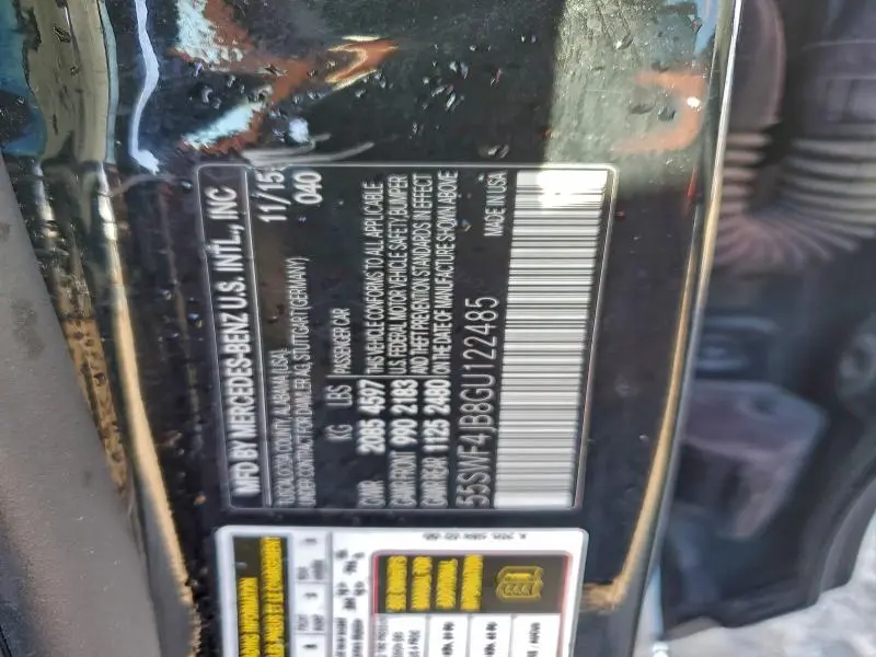 2016 MERCEDES-BENZ C 300  