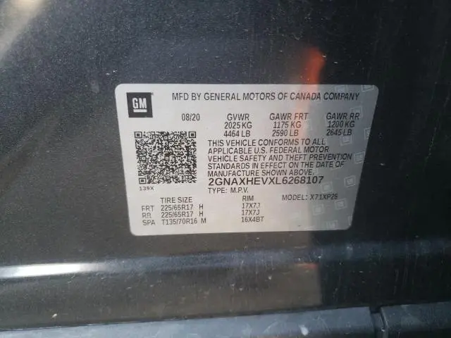 2020 CHEVROLET EQUINOX LS  