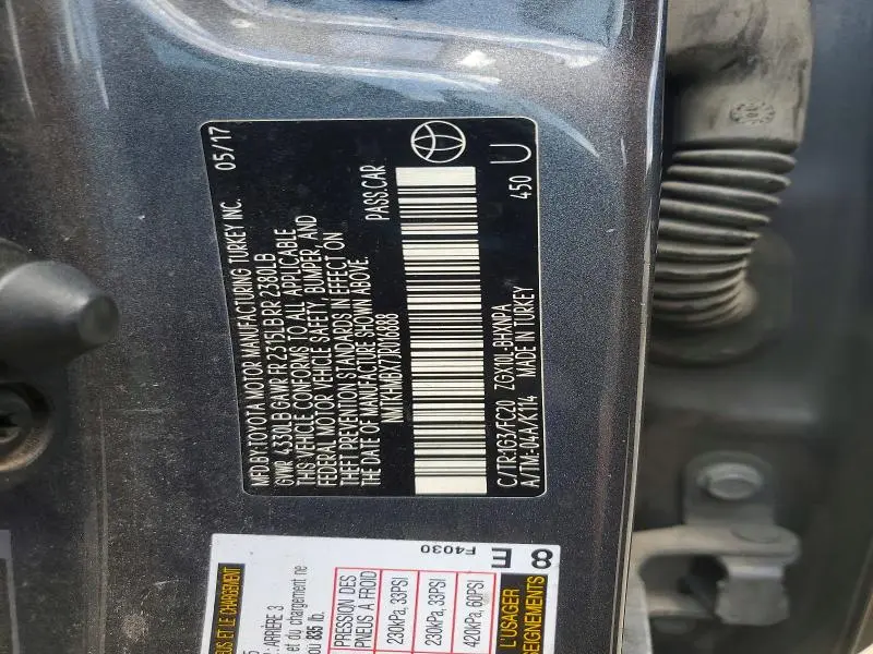 2018 TOYOTA C-HR XLE PREMIUM  
