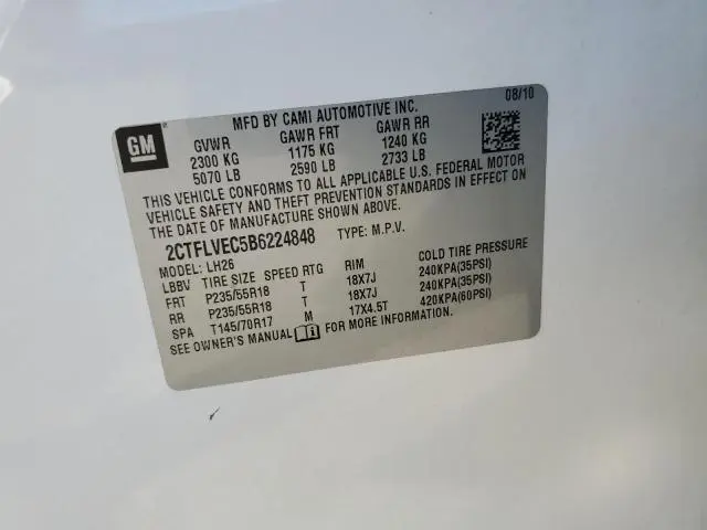 2011 GMC TERRAIN SLT  
