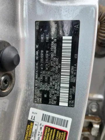 2022 TOYOTA HIGHLANDER L  