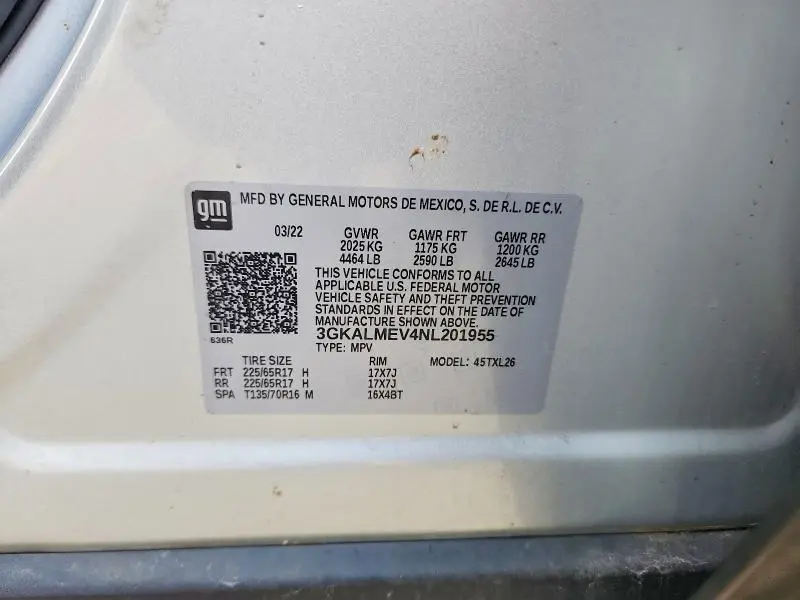 2022 GMC TERRAIN SLE  