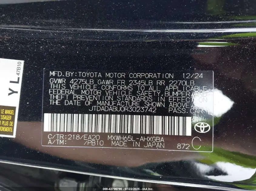 2024 TOYOTA PRIUS XLE AWD-E