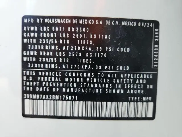 2024 VOLKSWAGEN TIGUAN SE  