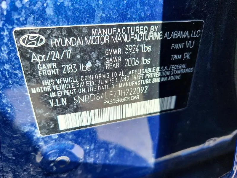 2018 HYUNDAI ELANTRA VALUE EDITION  