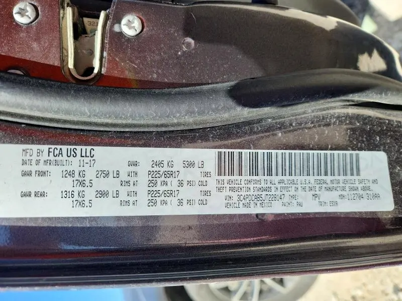 2018 DODGE JOURNEY SE  