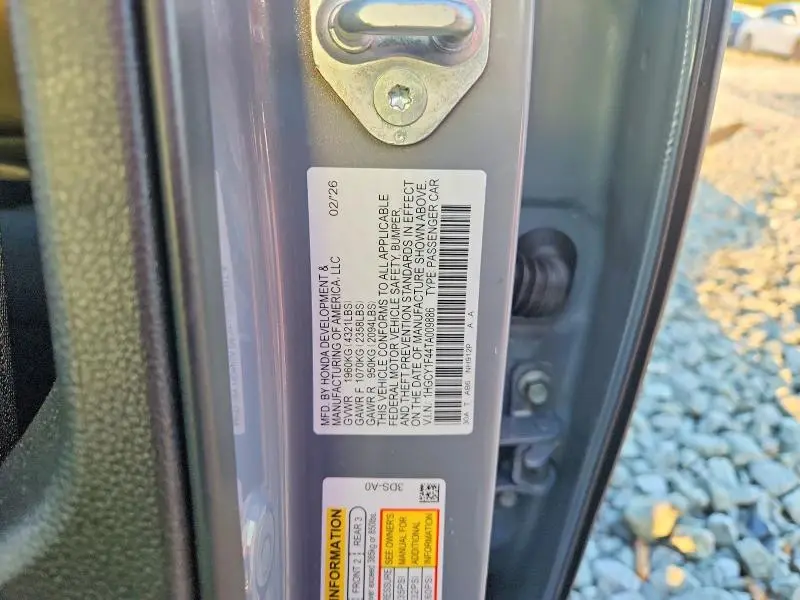 2026 HONDA ACCORD SE  