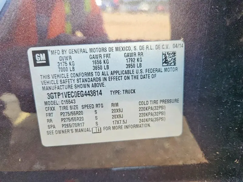 2014 GMC SIERRA C1500 SLT  