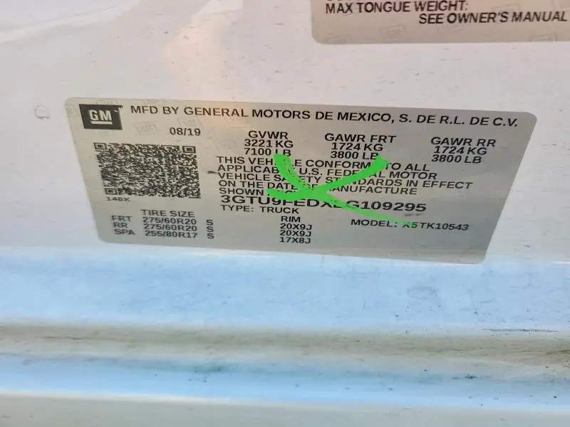 2020 GMC SIERRA K1500 DENALI  