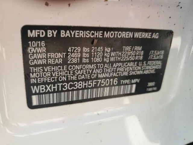 2017 BMW X1 XDRIVE28I  