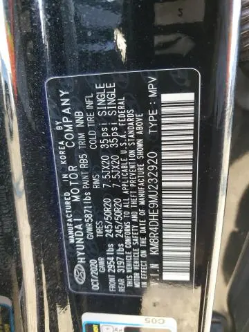 2021 HYUNDAI PALISADE SEL  