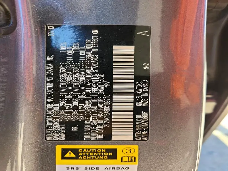 2013 LEXUS RX 350 BASE  