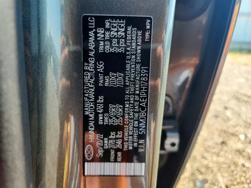 2023 HYUNDAI TUCSON SEL  