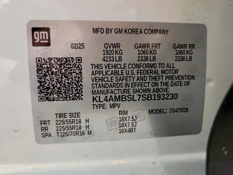 2025 BUICK ENCORE GX PREFERRED  