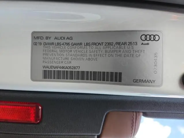 2019 AUDI A4 PREMIUM PLUS  