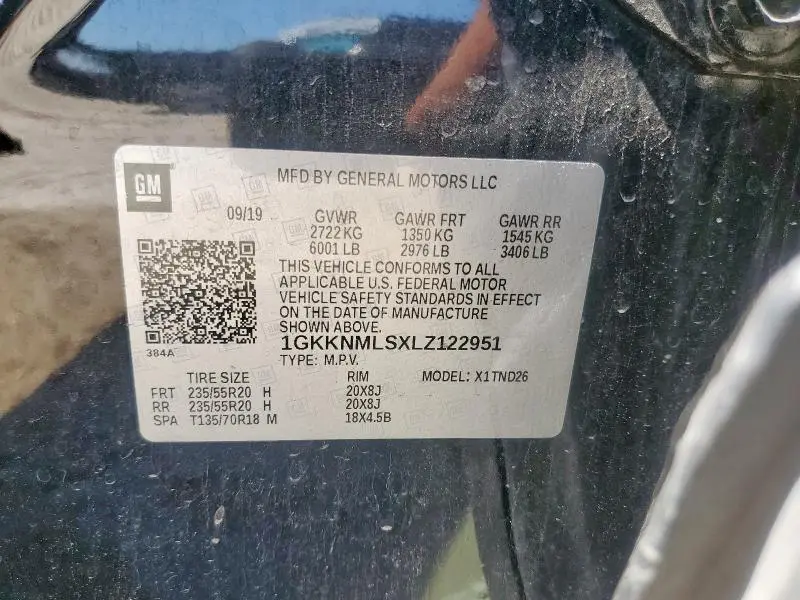 2020 GMC ACADIA SLT  