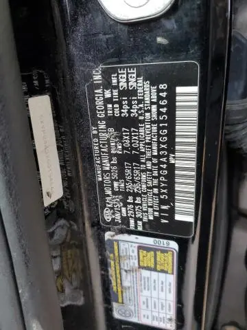 2016 KIA SORENTO LX  