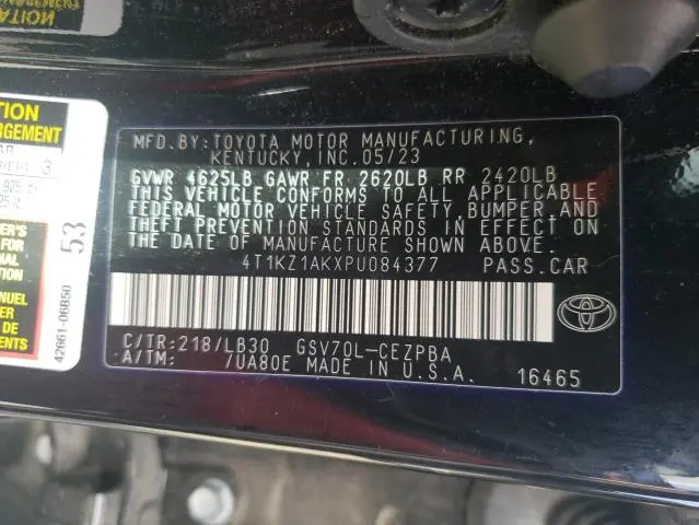 2023 TOYOTA CAMRY TRD  