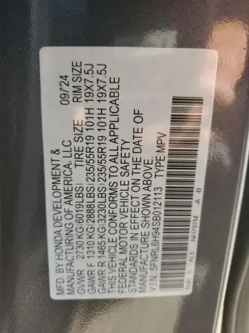 2025 HONDA ODYSSEY ELITE  