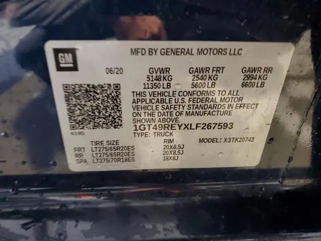 2020 GMC SIERRA K2500 DENALI  