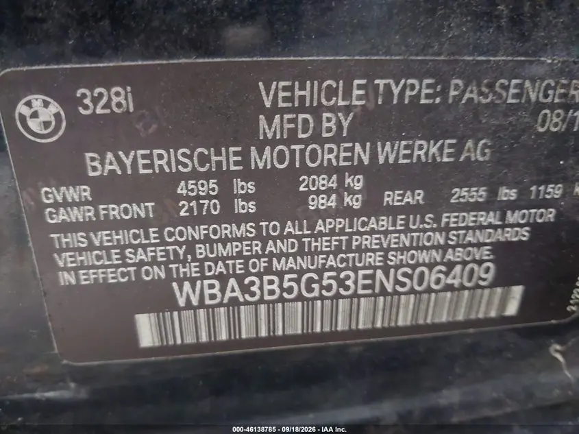 2014 BMW 328I XDRIVE
