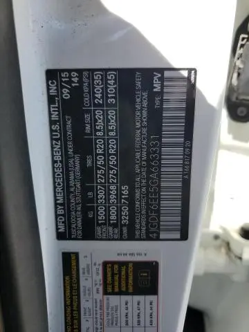 2016 MERCEDES-BENZ GL 450 4MATIC