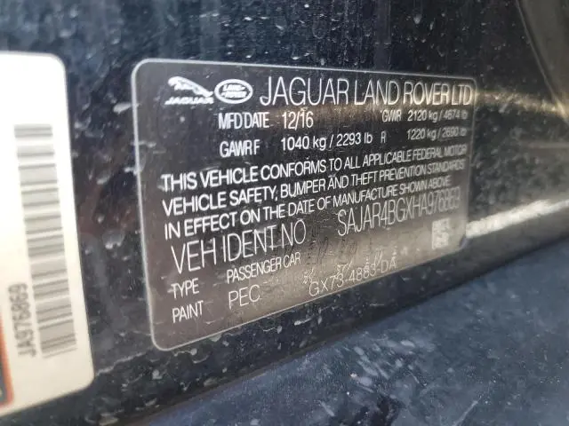 2017 JAGUAR XE   
