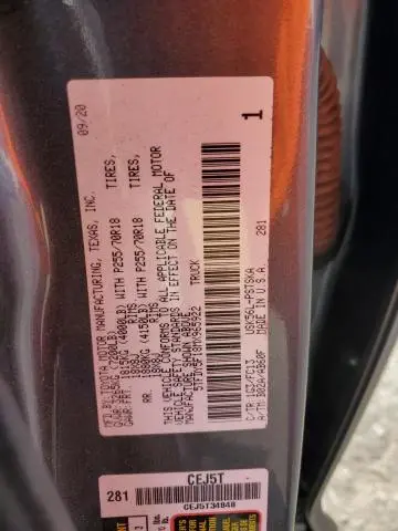 2021 TOYOTA TUNDRA CREWMAX SR5  