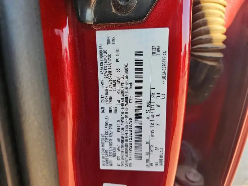 2018 FORD F250 SUPER DUTY  