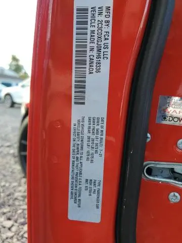 2021 DODGE CHARGER SCAT PACK  