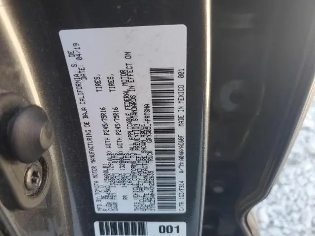 2019 TOYOTA TACOMA DOUBLE CAB  