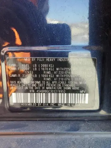 2013 SUBARU OUTBACK 2.5I PREMIUM  