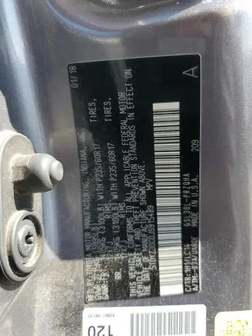 2018 TOYOTA SIENNA XLE  