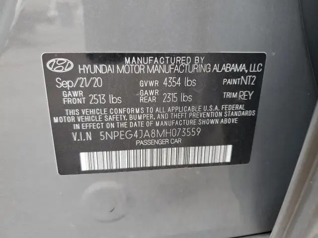 2021 HYUNDAI SONATA SE  