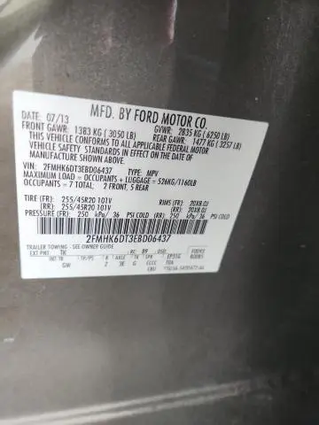 2014 FORD FLEX LIMITED  