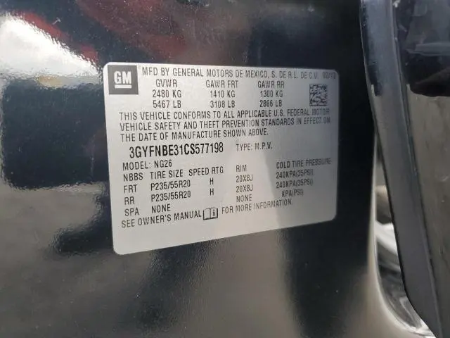 2012 CADILLAC SRX PERFORMANCE COLLECTION  