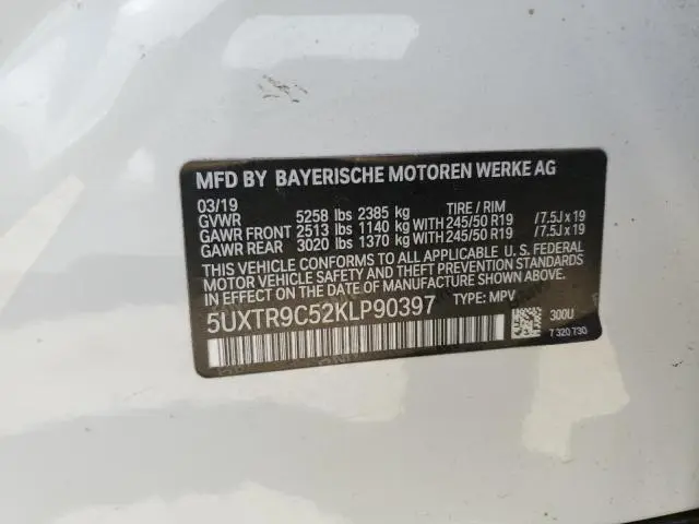 2019 BMW X3 XDRIVE30I  