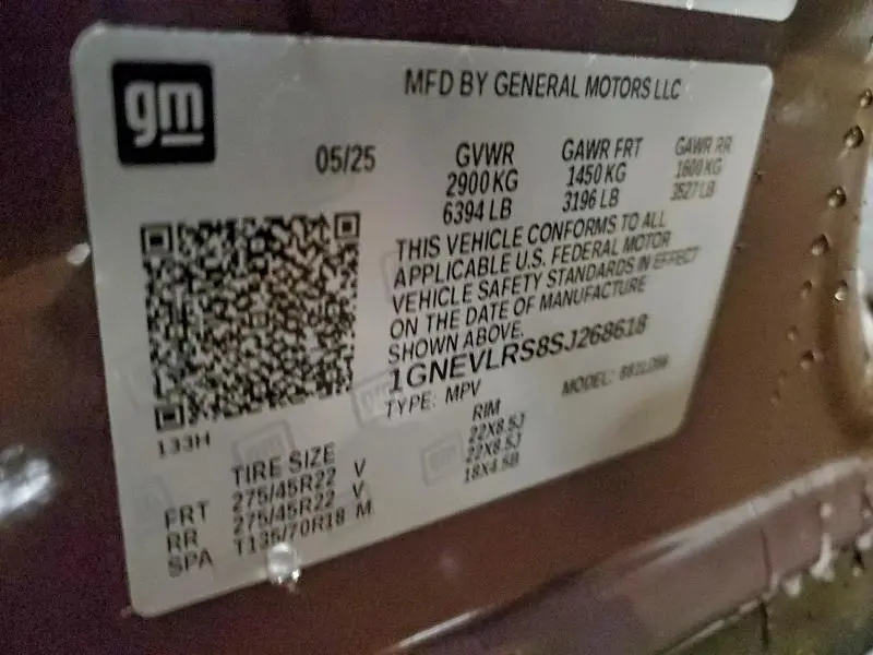 2025 CHEVROLET TRAVERSE RS  