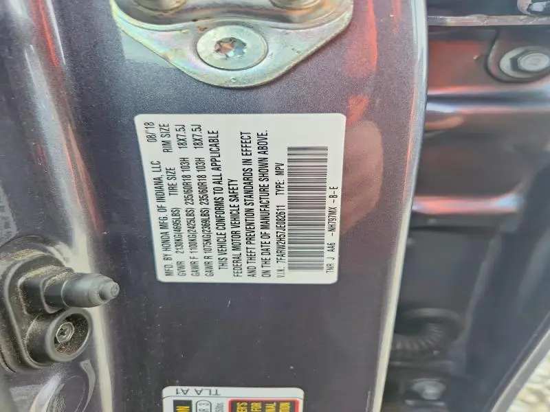 2018 HONDA CR-V EX  