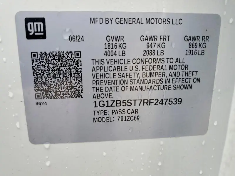 2024 CHEVROLET MALIBU LS  