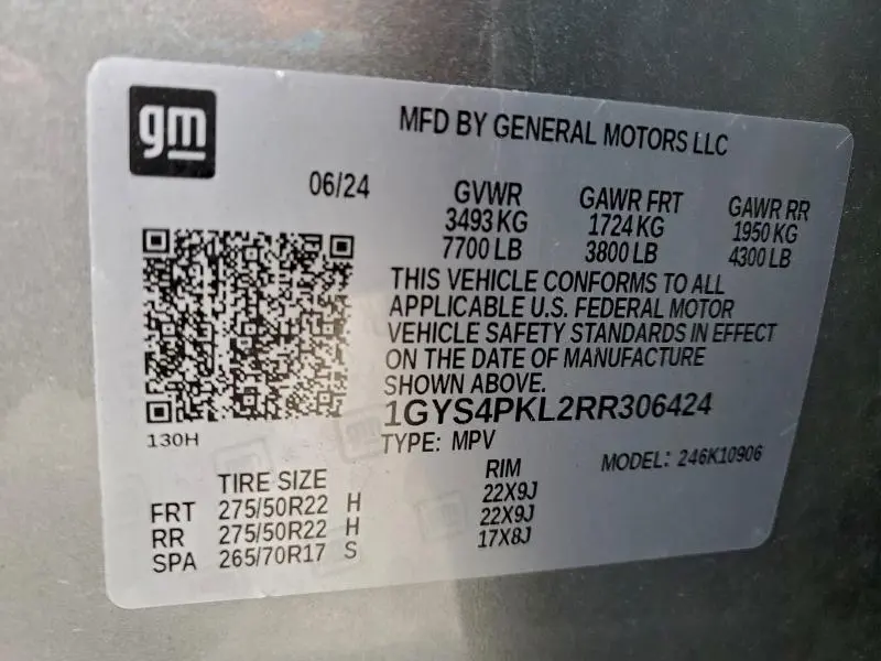 2024 CADILLAC ESCALADE ESV SPORT  