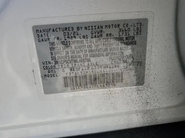 2021 NISSAN KICKS SV  