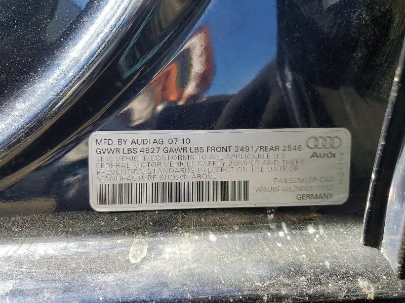 2011 AUDI A4 PREMIUM  